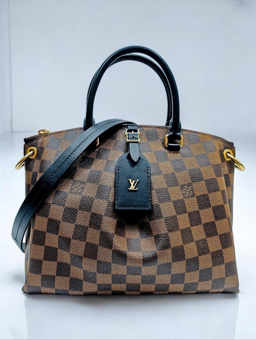 Louis Vuitton Odeon Tote PM Damier Ebene Noir Crossbody Bag